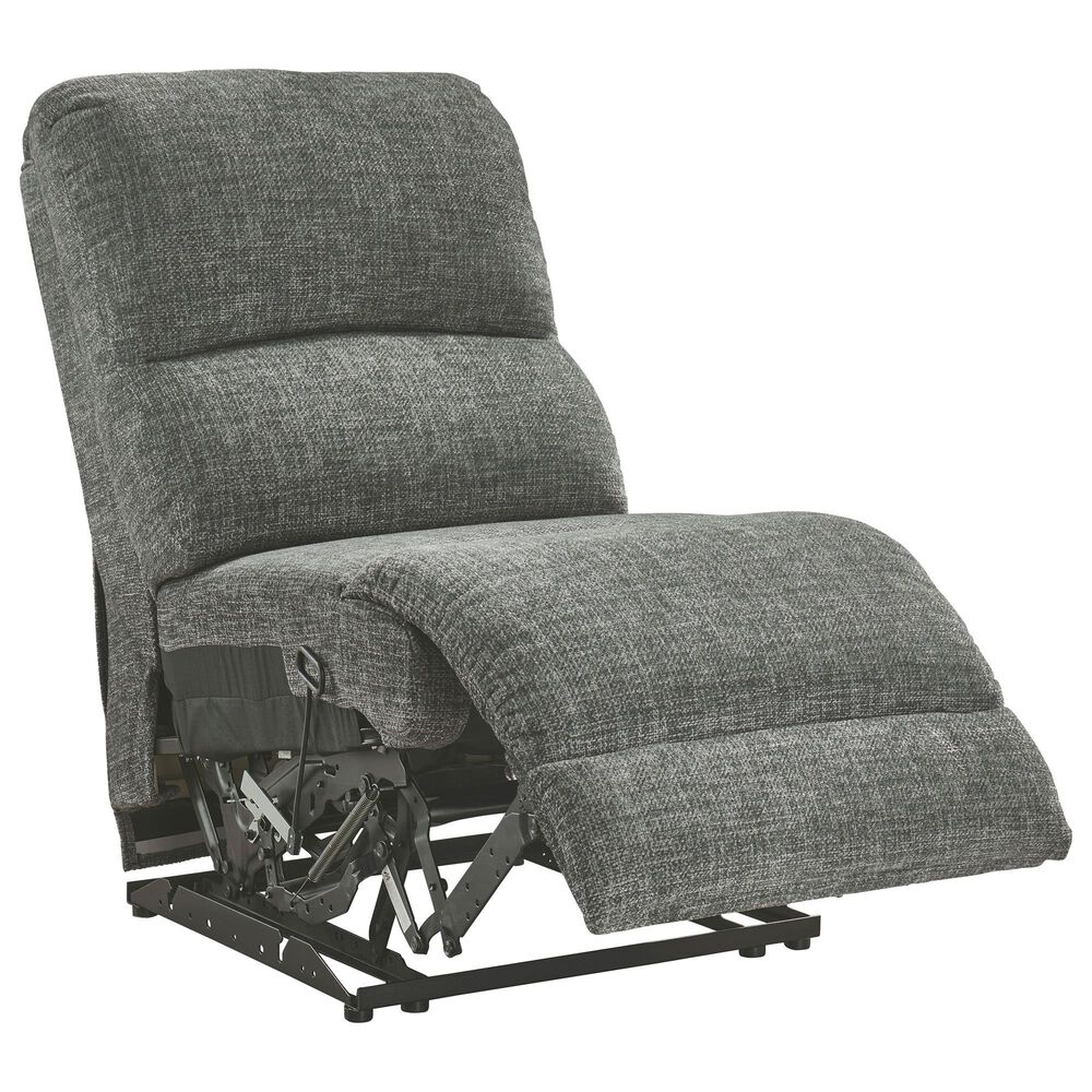Signature Design by Ashley Goalie 6-Piece Manual Reclining Curved Sectional in Pewter, , large