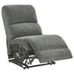 Signature Design by Ashley Goalie 6-Piece Manual Reclining Curved Sectional in Pewter, , large