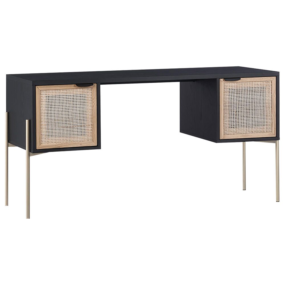 Sunpan Trading & Importing Avida Desk in Black Oak, Gold and Natural, , large