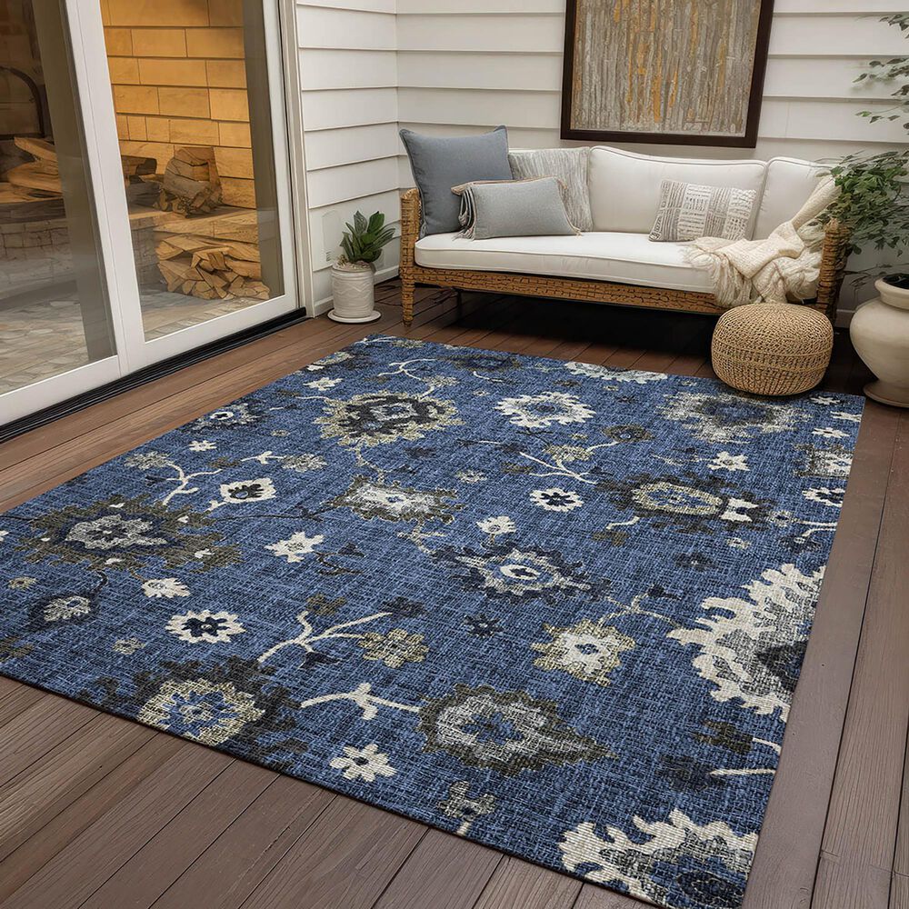 Dalyn Rug Company Portico PO6 Blue 5&#39; x 7&#39;6&quot; Area Rug, , large