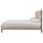 Urban Home Langley King Upholstered Panel Bed with Two Nightstands in Autumn Forest, , large