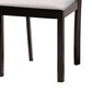 Baxton Studio Samwell Side Chair with Grey Cushion in Dark Brown (Set of 2), , large
