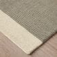 Feizy Rugs Maguire Gray and Black 3"6" x 5"6" Area Rug, , large