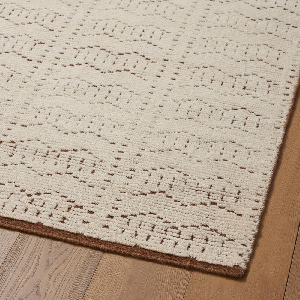 Loloi Walker 2&#39; x 3&#39; Rust and Ivory Area Rug, , large