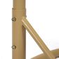 Leisuremod Mendoza Patio 2-Seat Hanging Egg Swing Chair with Charcoal Cushion in Light Brown, , large