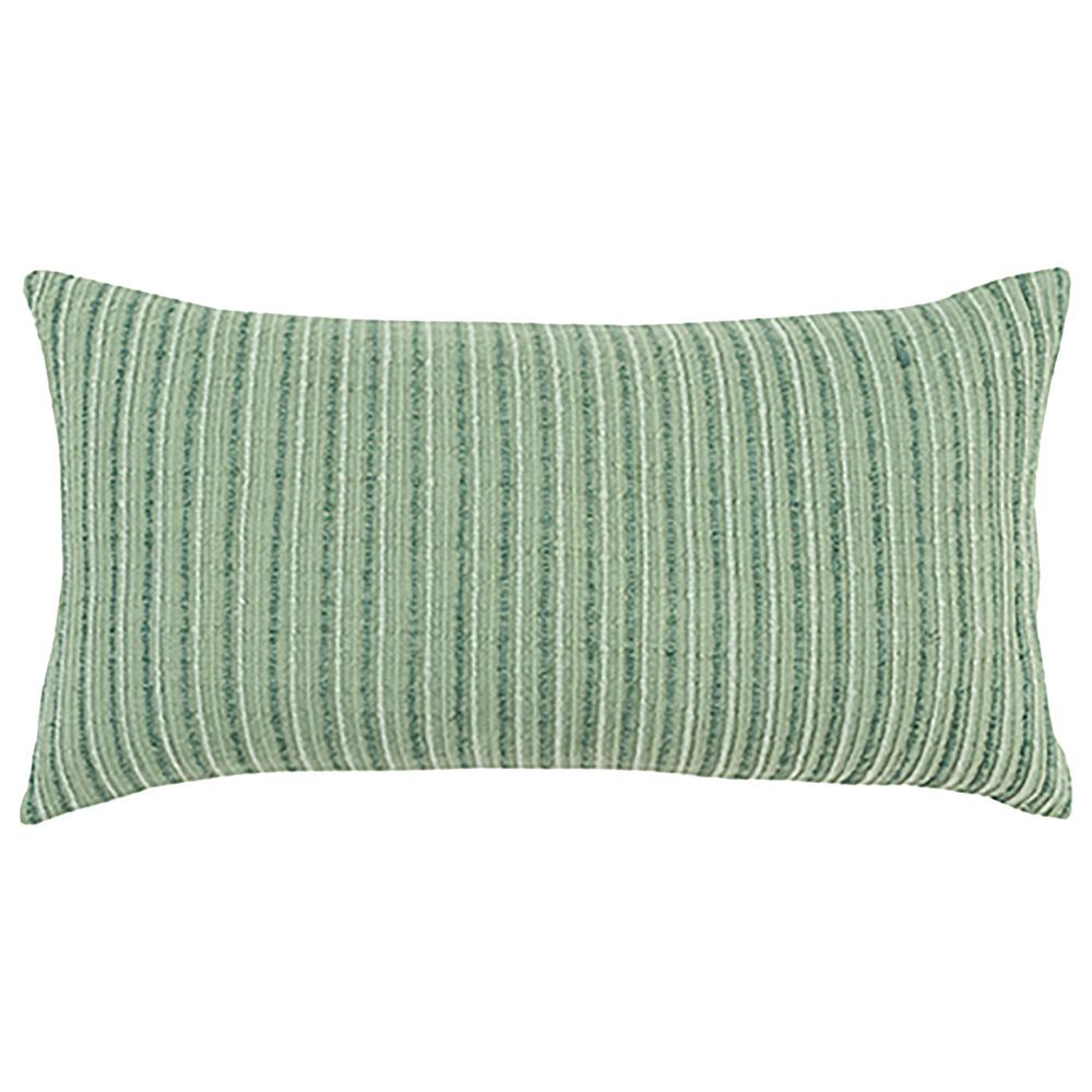 Rizzy Home 14" x 26" Down Filled  Throw Pillow in Yellow and Green, , large