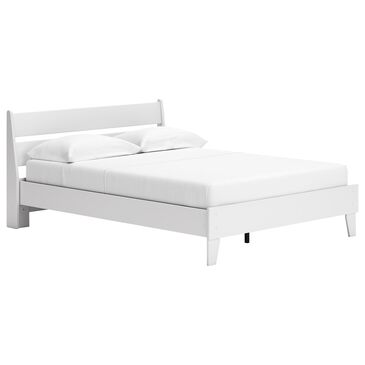 Ashley Socalle Queen Panel Platform Bed in Two-tone, , large