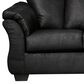 Ashley Darcy Stationary Sofa in Black, , large