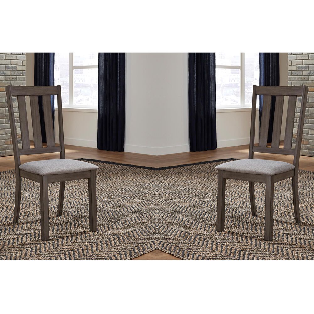 Belle Furnishings Tanners Creek Side Chair in Medium Gray (Set of 2), , large