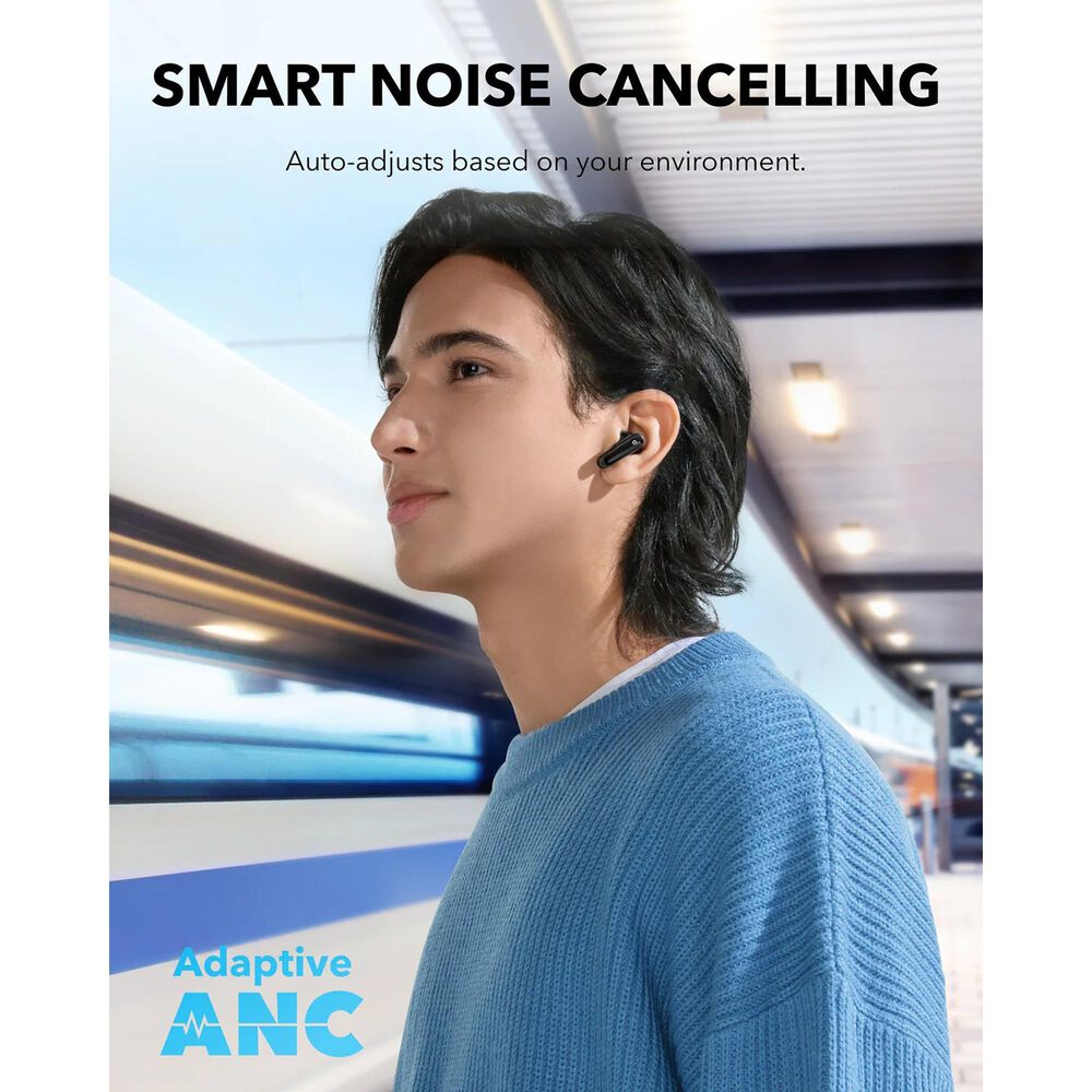 Anker Soundcore P40i Smart ANC True-Wireless Earbuds in Black, , large
