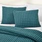 J. Queen Bold Cloud Puff 3-Piece King/Cal King Quilt Set in Teal, , large