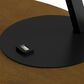 Timberlake Mid-Century Modern Floor Lamp with Side Table and USB Charging Ports in Brown, Black and Off-White, , large