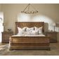 Universal Furniture New Lou California King Sleigh Bed with Two Nightstands in Cognac, , large