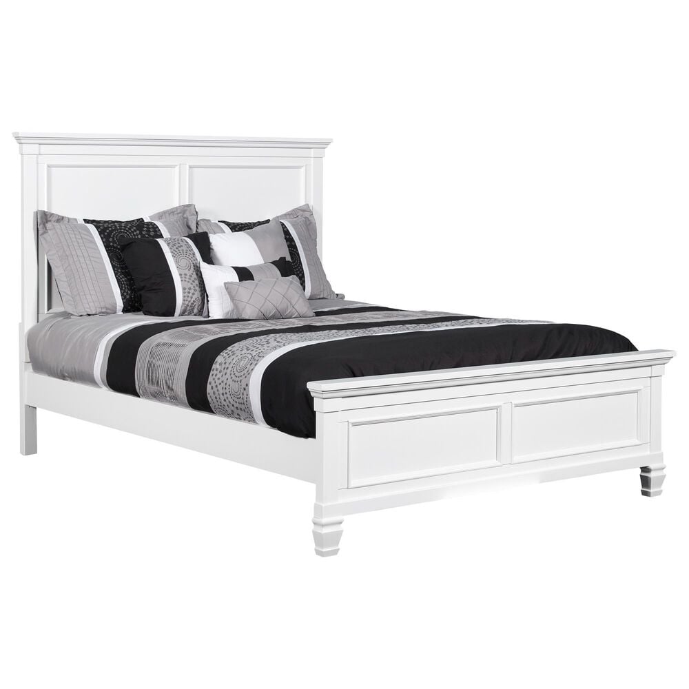 New Heritage Design Tamarack Full Panel Bed in White, , large