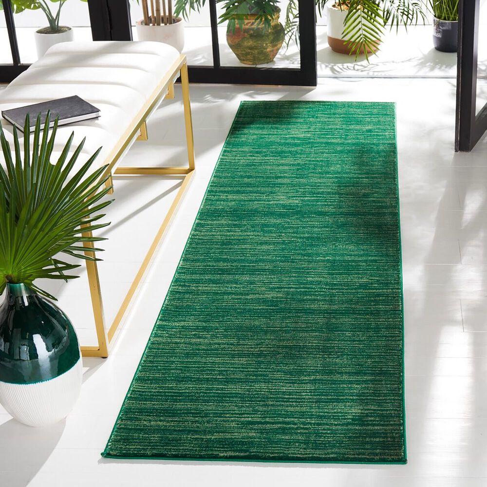 Safavieh Vision 2&#39;2&quot; x 8&#39; Dark Green Runner, , large