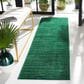 Safavieh Vision 2"2" x 8" Dark Green Runner, , large