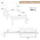 HOMLUX Adjustable Outdoor Chaise Lounge with Armrests and Light Teak Frame in Beige (Set of 2), , large