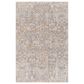 Surya Cardiff CDF-2310 Charcoal, Light Gray, Medium Gray, Camel and Blue 5" x 7"5" Area Rug, , large