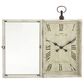 Maple and Jade 20" x 34" Wall Clock in White and Black, , large