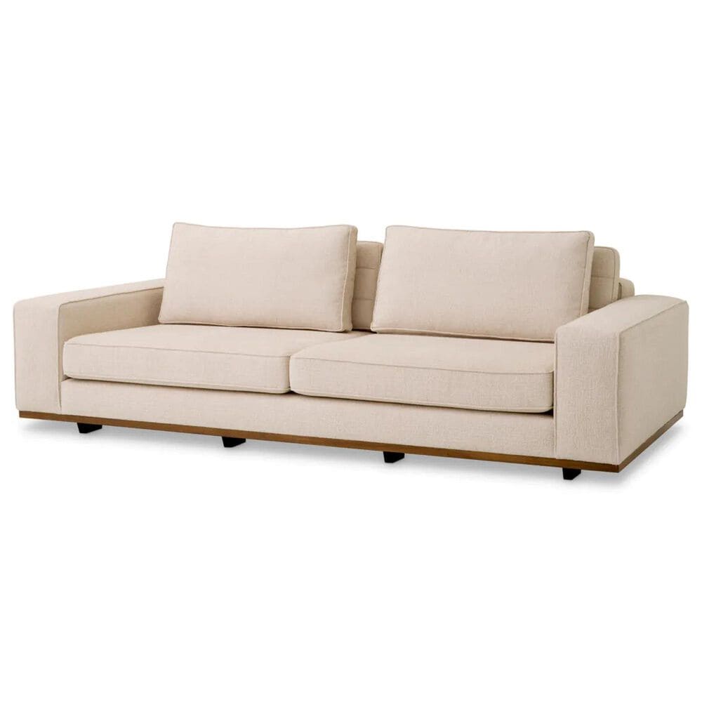 Eichholtz Aurora S Stationary Sofa in Nuoro Beige, , large