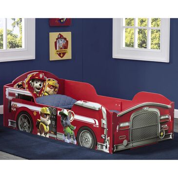 Delta Paw Patrol Wood Toddler Bed in Red, , large