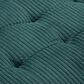 HOMLUX 94.49" L-Shaped Modular Sectional Sofa with Storage Ottoman and Cup Holders in Green, , large