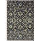 Oriental Weavers Raleigh 022K5 5"3" x 7"6" Navy and Ivory Area Rug, , large