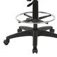 OSP Home DC Series Deluxe Mesh Back Drafting Chair in Black, , large