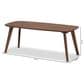 Baxton Studio Dahlia Coffee Table in Walnut Brown, , large