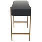 Maple and Jade Console Table in Black and Gold, , large