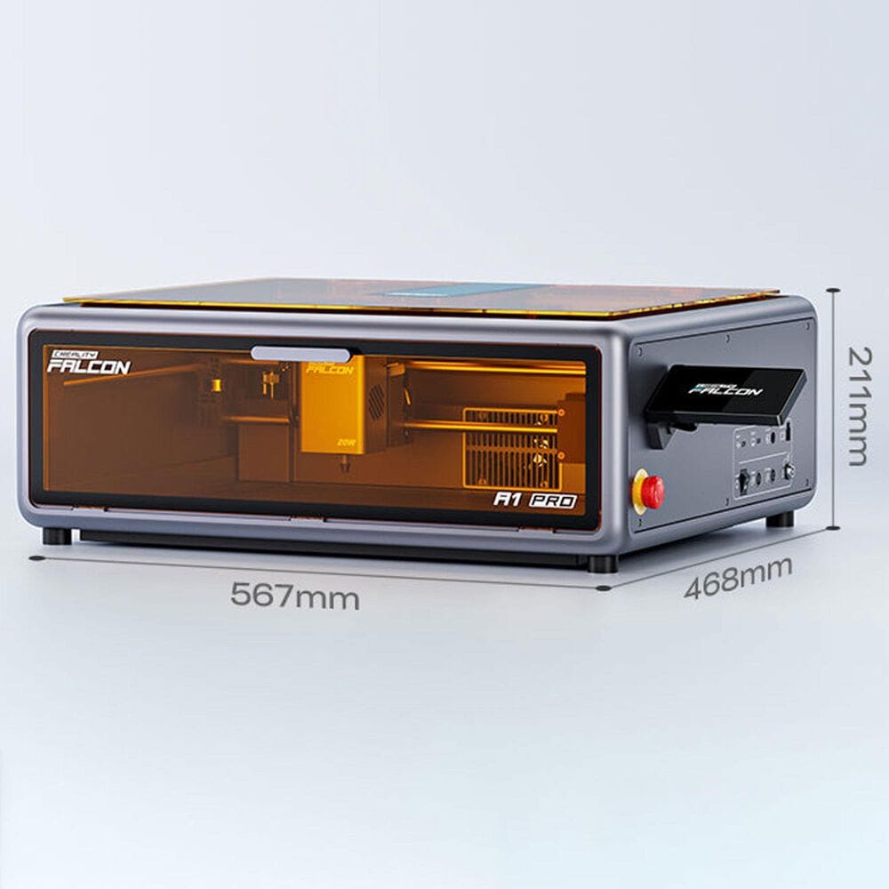 Creality 3D Technology Falcon A1 Pro 20W Laser Engraver and Cutter in Black, , large