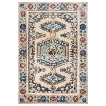 Oriental Weavers Pandora 5991I 3"10" x 5"5" Ivory and Blue Area Rug, , large
