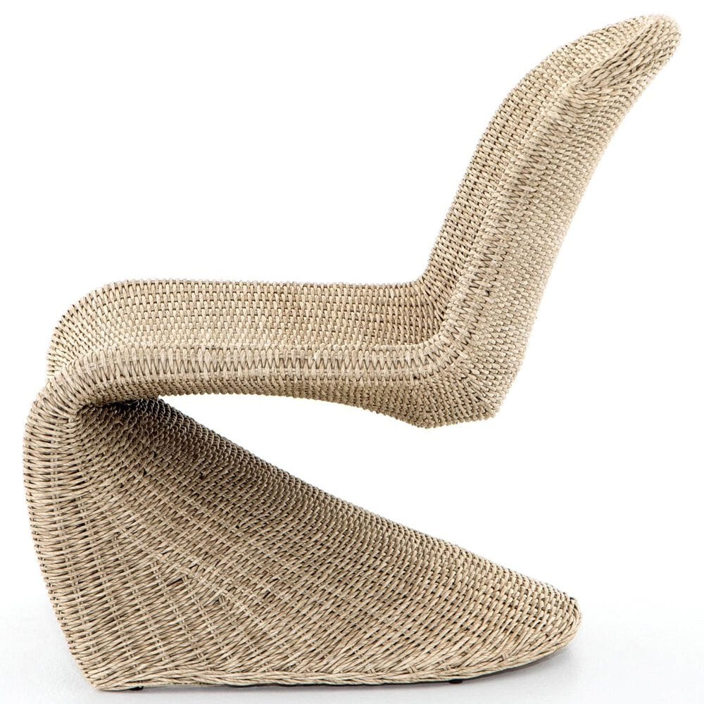 Four Hands Portia Outdoor Occasional Chair in Vintage White, , large