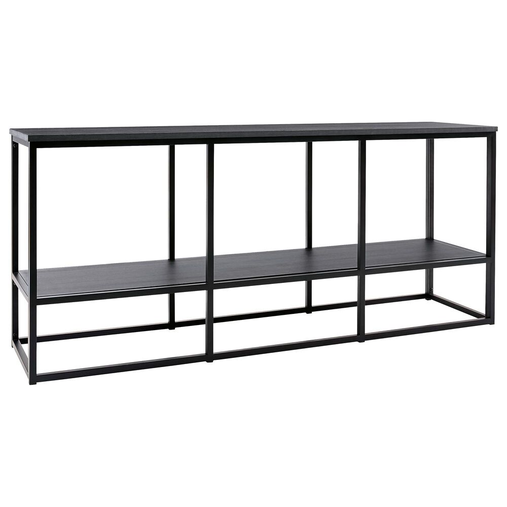 Signature Design by Ashley Yarlow XL 65"  TV Stand in Black, , large