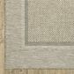 Oriental Weavers Tortuga TR06A 1"10" x 7"6" Beige and Black Runner, , large