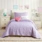 Peking Handicraft Heart 4-Piece Twin Quilt Set in Lavender, , large
