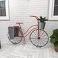 Maple and Jade Vintage Plantstand in Red and Silver, , large