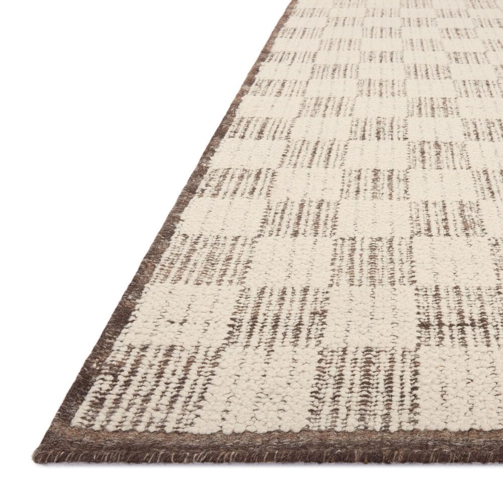 Loloi Knox Ivory and Mocha 4&#39; x 6&#39; Area Rug, , large