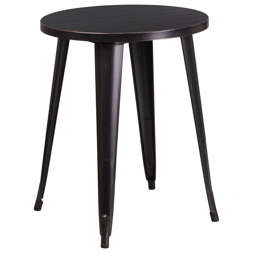 Flash Furniture 24" Round Table in Gold, , large