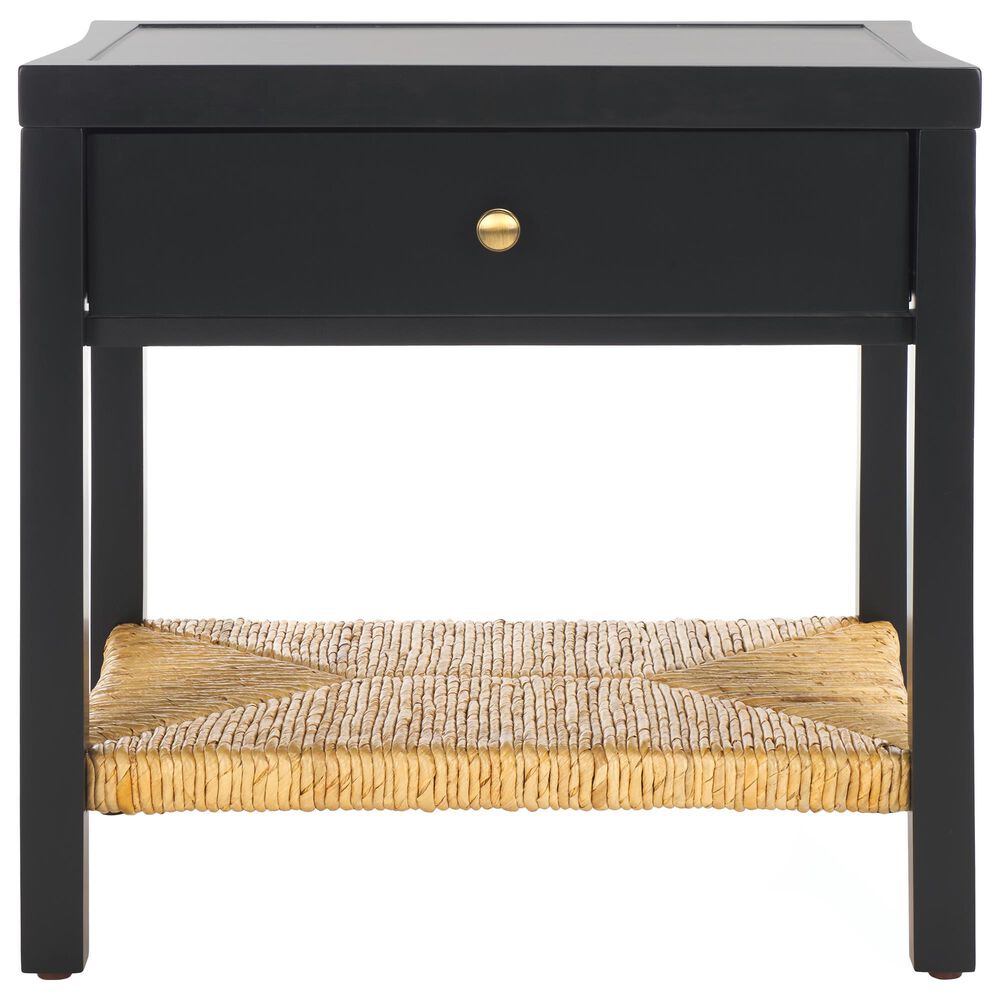 Safavieh Berlynne Nightstand in Black and Natural, , large