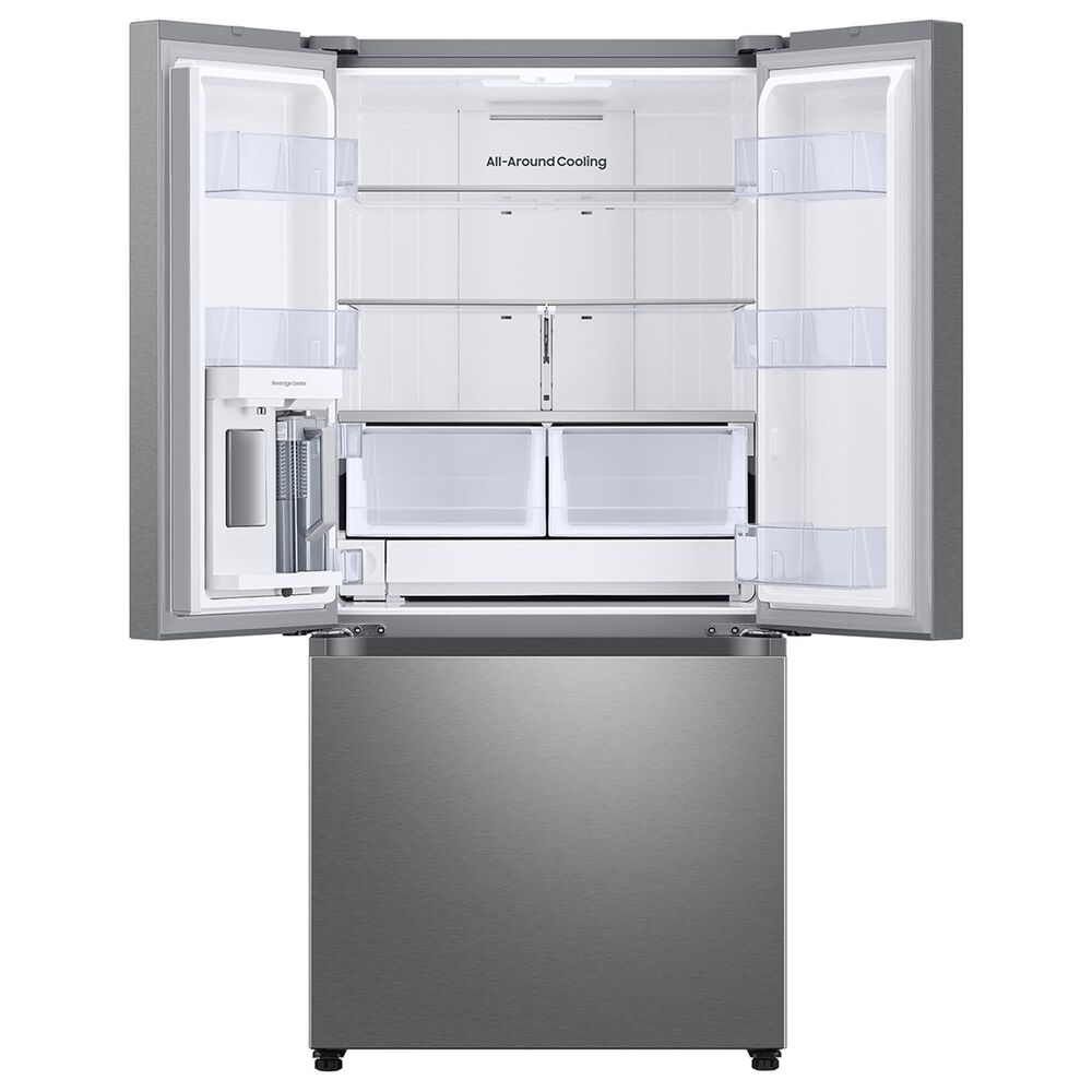 Samsung 25 Cu. Ft. 3-Door French Door Refrigerator with Beverage Center in Stainless Steel, , large