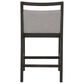 Linon Home Decor Skylar Counter Stool in Grey, , large