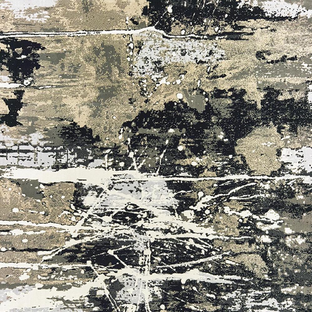 Oriental Weavers Bowen 109E 6&#39;7&quot; x 9&#39;6&quot; Black Area Rug, , large