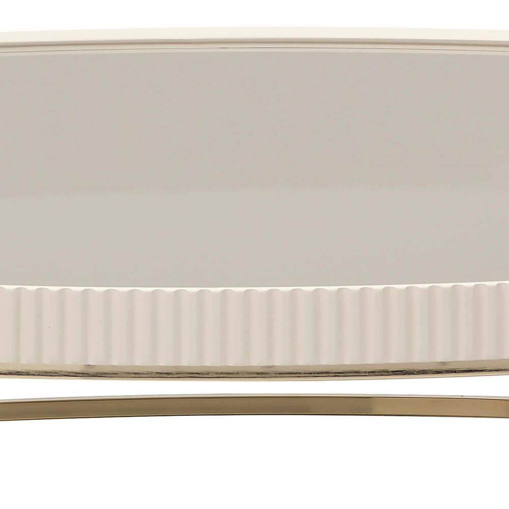 Vista Haus Lisbon Cocktail Table in Silken Matte Cream, , large