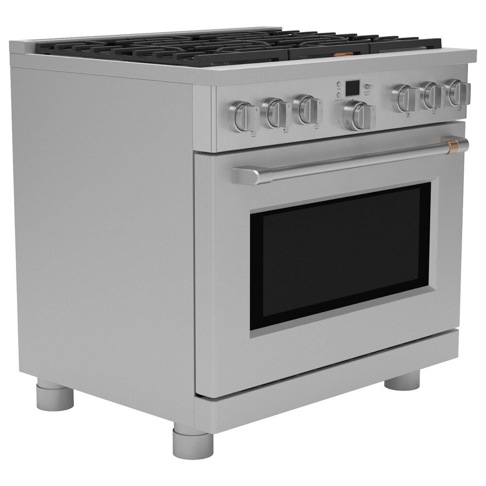 Cafe 6.2 Cu. Ft. Freestanding Natural Gas Range in Stainless Steel and Brushed Stainless, , large