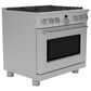 Cafe 6.2 Cu. Ft. Freestanding Natural Gas Range in Stainless Steel and Brushed Stainless, , large