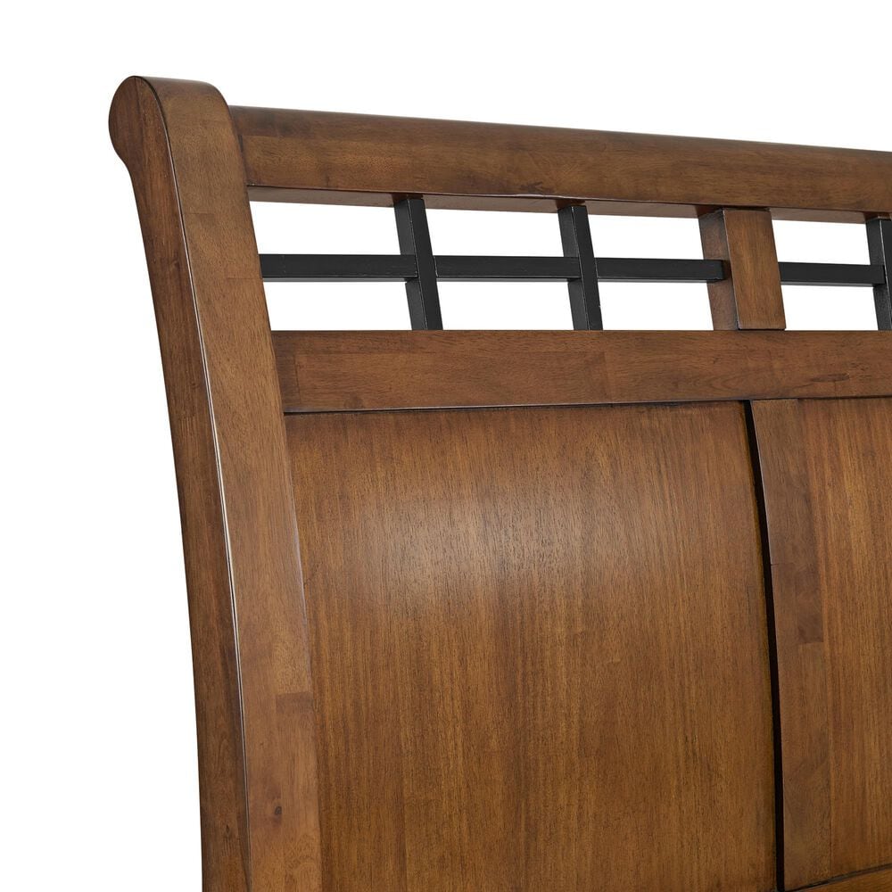 Mayberry Hill Gage King Storage Bed in Chestnut, , large