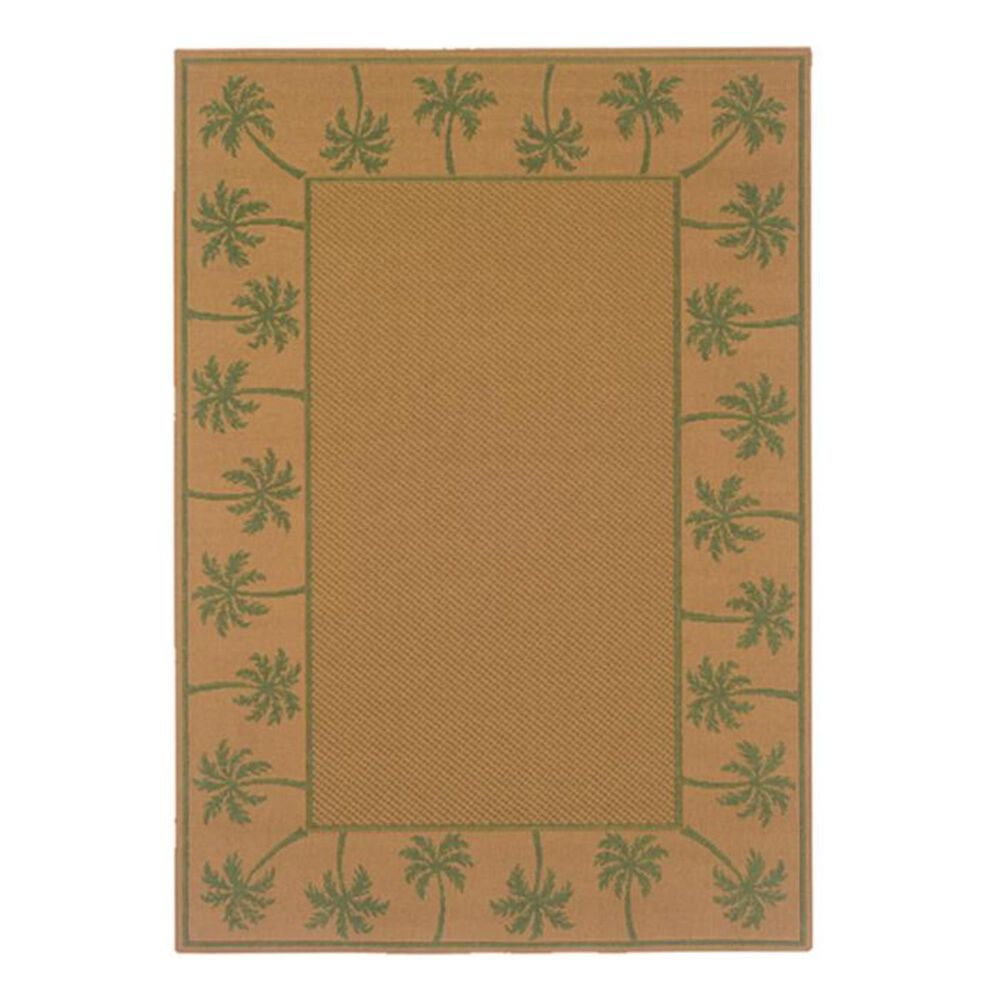Oriental Weavers Lanai 606G 5'3" x 7'6" Green Area Rug, , large