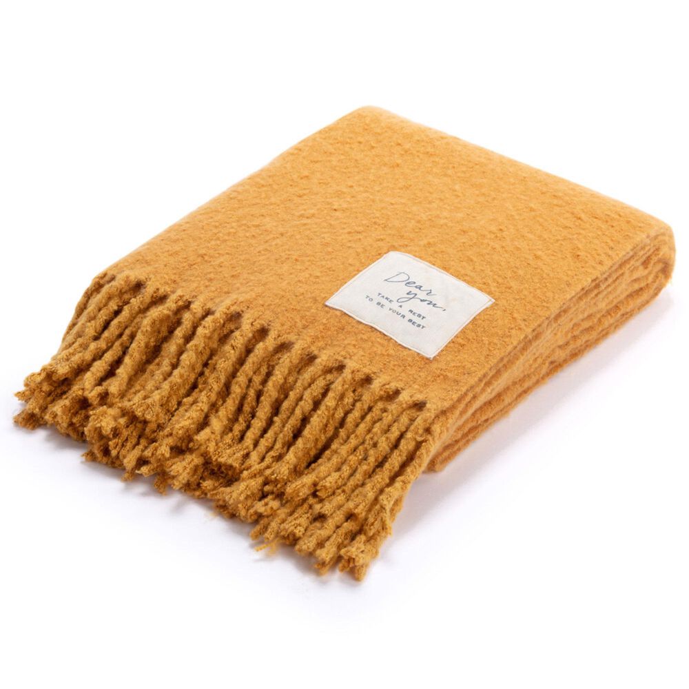 Demdaco Dear You Blanket in Orange, , large