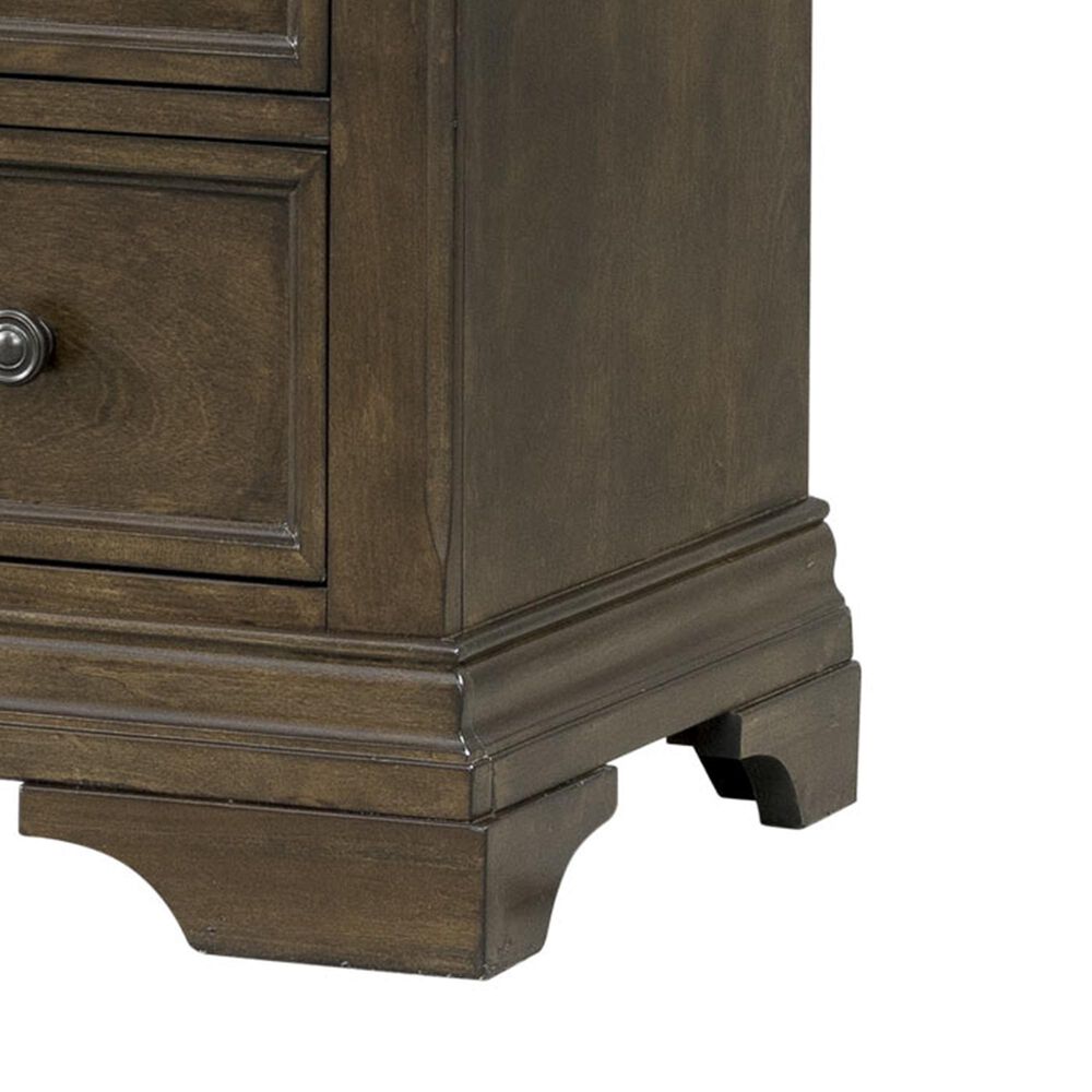 Eastern Shore Olivia 2-Drawer Nightstand in Rosewood, , large